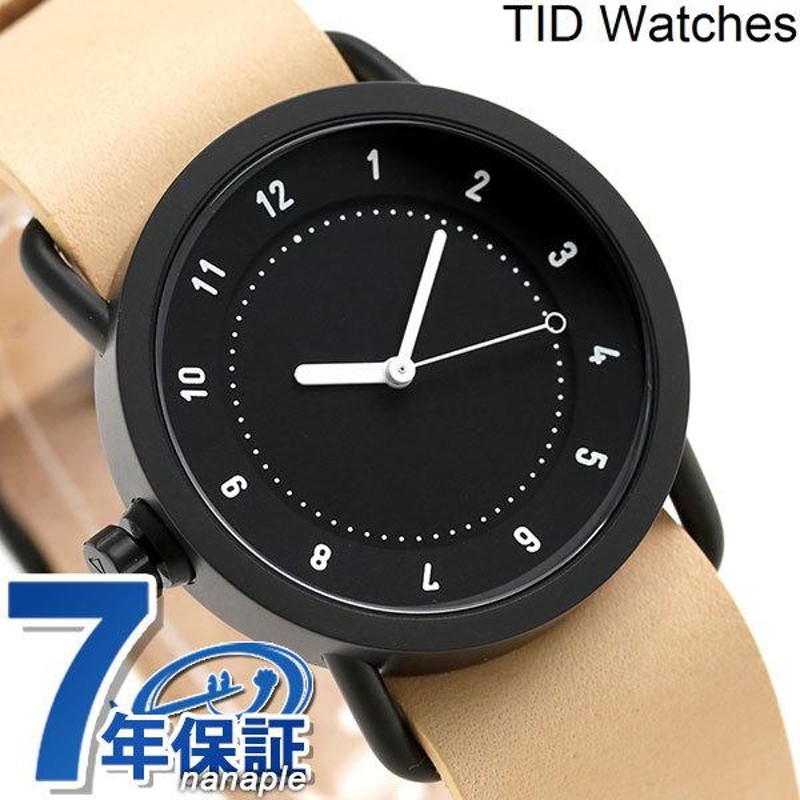 14日は+10倍 ティッドウォッチ 時計 36mm No.1 レザー TID01-36BK N