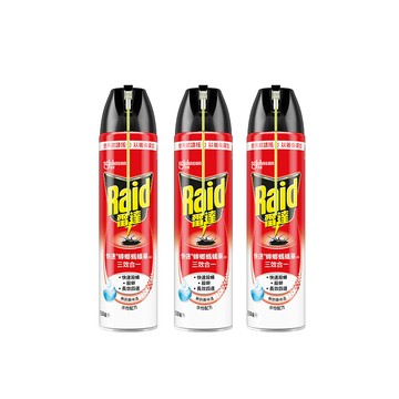 Raid 3入組｜快速蟑螂螞蟻藥-無刺鼻味道550ml