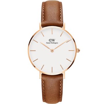 Daniel Wellington DW Petite Durham 經典極簡美學女錶 雙11買買節 送禮首選-32mm/玫瑰金框 DW00100172
