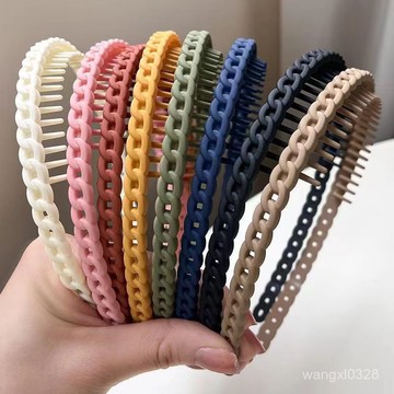 💛臺灣現貨💛磨砂髮箍 洗臉髮箍 彩色帶齒髮箍 帶齒頭箍 韓國髮箍 防滑髮箍 洗臉帶齒頭箍 髮箍 髮卡222