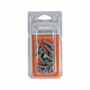 343六角機械牙附帽1/4x5/8"