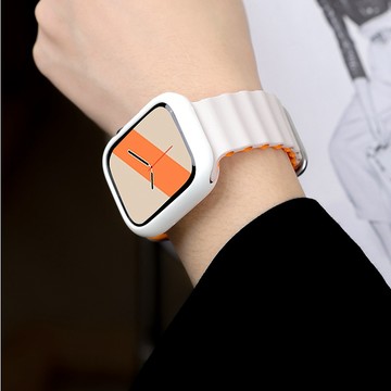 海洋雙色 錶帶 適用 Apple Watch 8 7 6 5 4 SE Ultra 錶帶 41mm 45mm 矽膠錶帶