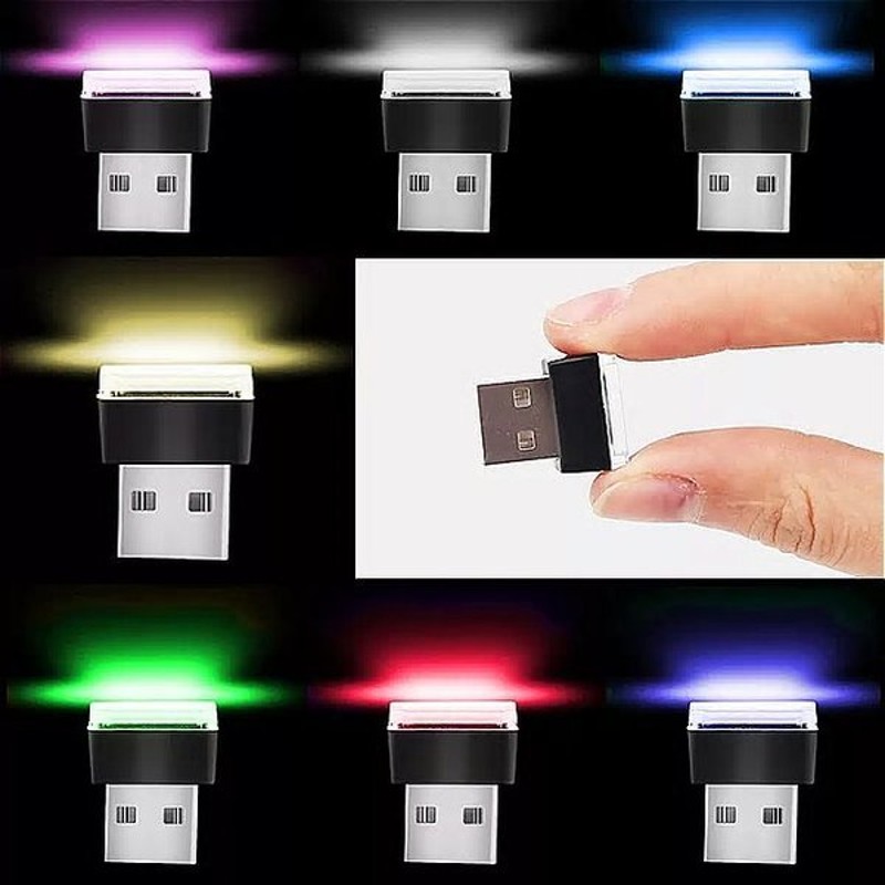 1pc 7 色ミニ Usb ライト Led カー インテリア 装飾 ライト ネオン 雰囲気 周囲 ランプ ポータブル 車 の 自動車 修正 通販 Lineポイント最大0 5 Get Lineショッピング