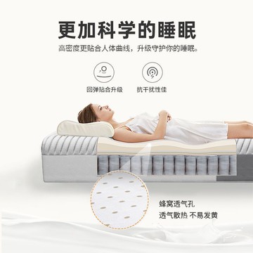 免運 床墊 雙人床墊 榻榻米 卷包 乳膠墊海馬壓縮卷包彈簧床墊加厚席夢思床墊靜音超軟乳膠床墊家用護脊