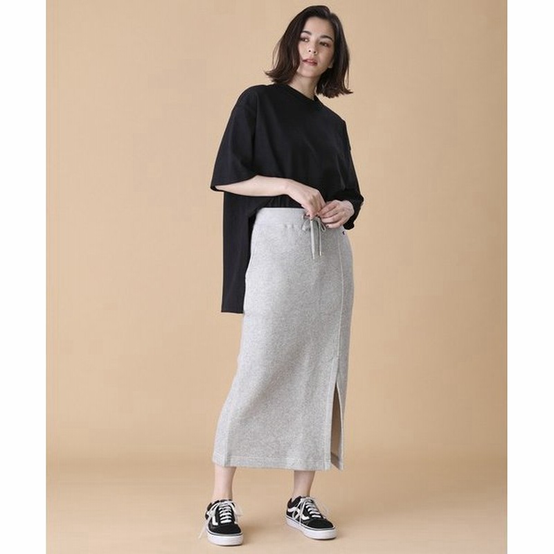 スカート Champion Freak S Store チャンピオン 別注テリーフリース タイトスリットロングスカート 通販 Lineポイント最大0 5 Get Lineショッピング