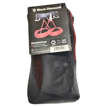 Black Diamond MOMENTUM 女款 安全吊帶 紅色 攀登器材  M 腰寬76~84cm + 腿帶53~63cm