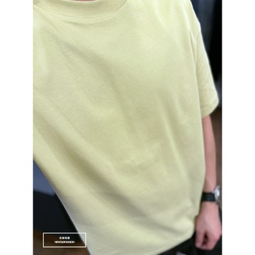 E7th.厚磅原色全素短T-淺綠(E7SN50372503)