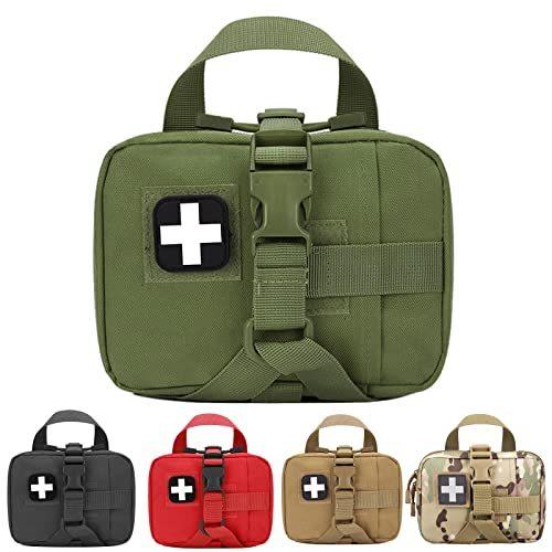 タクティカルポーチ ミリタリーポーチ サバイバルゲーム Molle First Aid Pouch, Belt Ifak