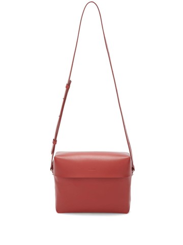 Jil Sander - square leather shoulder bag - men - Calf Leather - One Size - Red