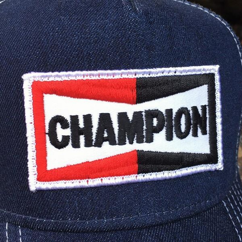 CHAMPION チャンピオン ビンテージ ワッペン付き デニムキャップ OTTO 