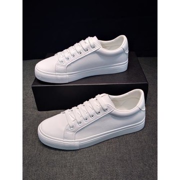 真皮小白鞋女款2025新款爆款百搭平底夏薄款軟面白色板鞋子女春秋