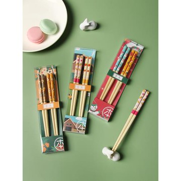 兒童筷子6一12歲專用3歲4歲訓練筷防滑竹筷寶寶學習筷