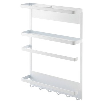 上手家居 日系磁吸收納架/磁鐵置物架  1個  白色