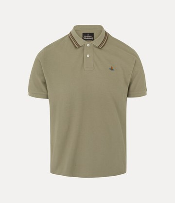 Vivienne Westwood Classic Polo Solid Piquet Covert-green XXL Men