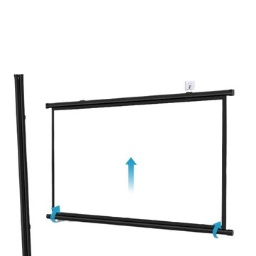 投影幕布家用免打孔壁掛幕布84寸100寸120寸4:3/16:9投影[DD230109]