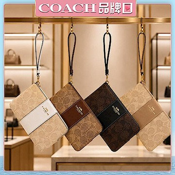 COACH 經典LOGO款手拿包（多款任選）