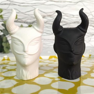 撒旦調味罐黑白2色 出口美國創意 創意禮物 個性桌面小擺件