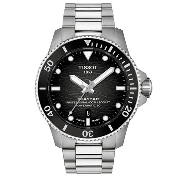 TISSOT 官方授權 SEASTAR2000海星 600米 機械腕錶 錶 手錶 送禮 / T1209071105100 / T120.907.11.051.00