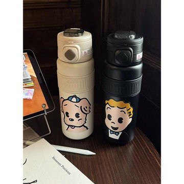 大容量316保溫杯便攜運動男生高級感水杯女士便攜美式咖啡隨行杯