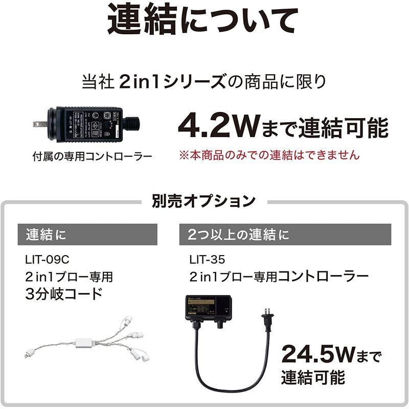 タカショー イルミネーション ブローライト スノーマン LIT-BL03L