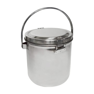 橘之屋 304加厚防溢二層提鍋 14cm  銀色  1個