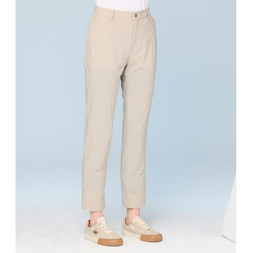 【WILDLAND荒野】女彈性冰涼透氣抗UV9分褲176白毛山