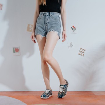 【寬腳友善】MIT舒適饅頭鞋。布類。聖托里尼2717