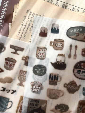 お食器屋さん-杯子 / 轉印貼紙