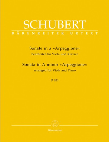 【學興書局】Schubert 舒伯特 Sonata in A minor D 821 中提琴/鋼琴