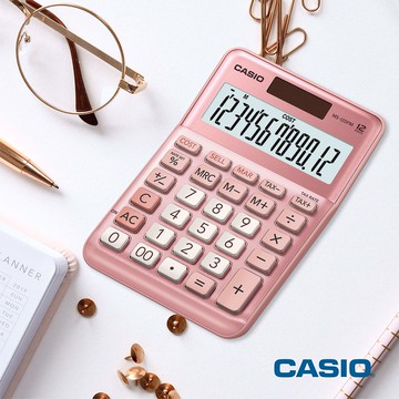 CASIO MS-120FM-PK 雙電源稅率商用計算機 (12位) (舊型號 MS-120BM)