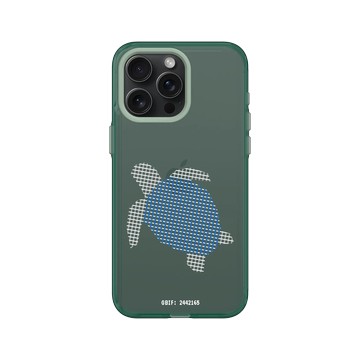 iPhone 15 Pro Max Clear 憂墨綠 - The Wildlife Collection 動物野境系列 - 肯氏龜