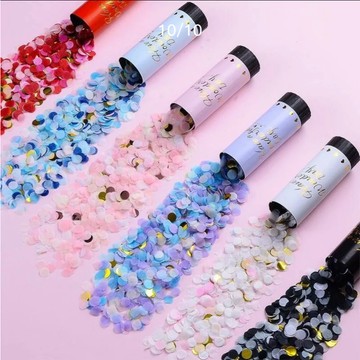 【台灣現貨】空氣 玫瑰花 禮花 玫瑰花瓣 拉炮 禮炮 空氣炮 安全拉炮 彩花炮 氣壓式彩帶 花瓣