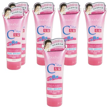 Roudye 柔蝶 左旋C美白去角質洗面乳 200ml  6條