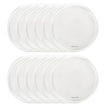 Market Plan 硬幣防滑墊  12個  透明  S