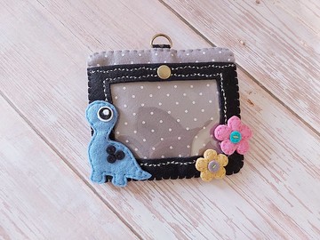 可愛龍系列 識別證套.證件套 悠遊卡套.不織布