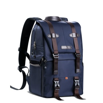 K&F Concept 時尚者 專業攝影單眼相機後背包 藍 KF13.087輕旅行