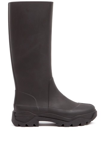 Maison Margiela - Tabi rain boots - men - Elastane/Polyurethane/Rubber/Polyamide - 43 - Black