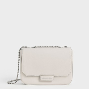 簡約鍊條斜背包