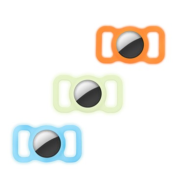 JPB [  ] Apple AirTag 矽膠寵物項圈夜光片保護套