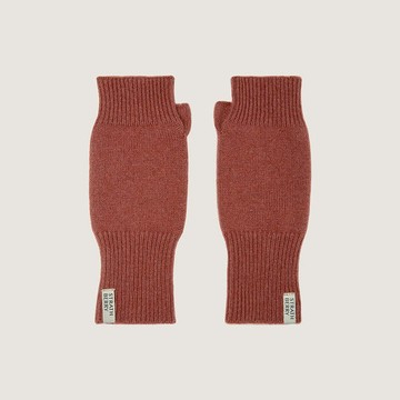 Strathberry - Westray Fingerless Cashmere Gloves - Sienna