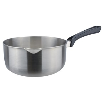 CLARE 白金鋼316雪平鍋 單柄湯鍋  16cm  銀色  1個