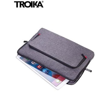 德國TROIKA 超薄平板筆記本電腦包 IPAD全包收納包保護套 13寸