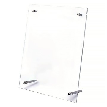 W.I.P 台灣聯合文具 A5立棒式型錄展示架 適用A5相片 尺寸25.7x19.2cm 台灣製造  透明色  1個