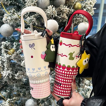 保溫瓶 隨行杯 冰霸杯 保溫瓶 冰壩杯 隨身杯 保冰杯 便攜大容量316不銹鋼保溫杯男女學生吸管水杯車載隨行耐熱水杯子