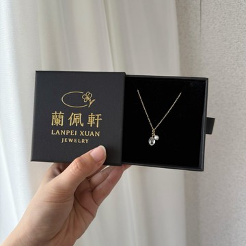 淡水珍珠項鍊 綠紫水晶 14KGF Green Amethyst 2月誕生石
