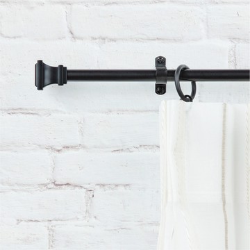 Home Desyne捷安傢飾 現貨11mmCafé Rod經典元素 窗簾伸縮桿 台灣製3色2尺寸法式 中鋼鐵材 DIY