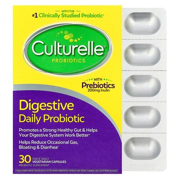 Culturelle, 益生菌，消化道日常益生菌，100 億 CFU，30 粒每日一次素食膠囊