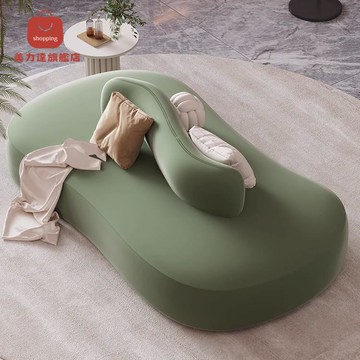 免運/公司貨 沙發 休息區沙發 高級輕奢雙向弧形沙發雙面坐沙發鞋店童裝服裝店沙發女裝店商場 可開發票 全館五折 工廠現貨直銷 新品特價 d1112