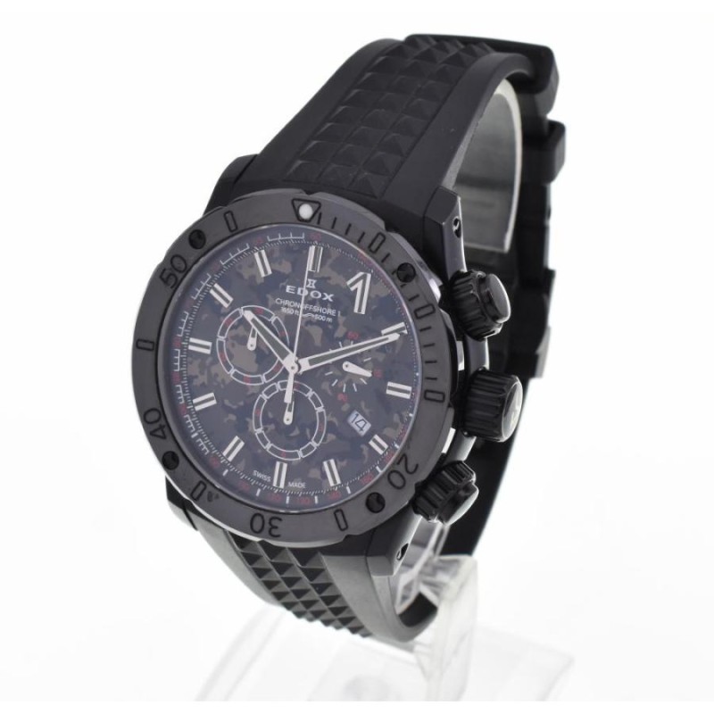 ☆良品【EDOX】エドックス クロノオフショア1 リミテッドエディション 500本限定 10221-37N1-VM1-S クォーツ メンズ  B#106037 | LINEブランドカタログ