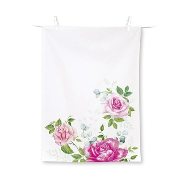 德國IHR 純棉茶巾70x50cm(貝弗利白) 擦手巾 桌巾 桌墊 傢飾 茶巾